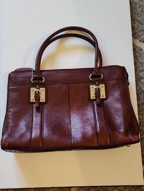 Wilsons Vintage Leather Executive Attache Computer  Back.